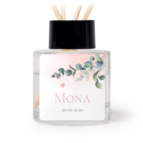 House Perfume Diffuser Black Square - set of 12