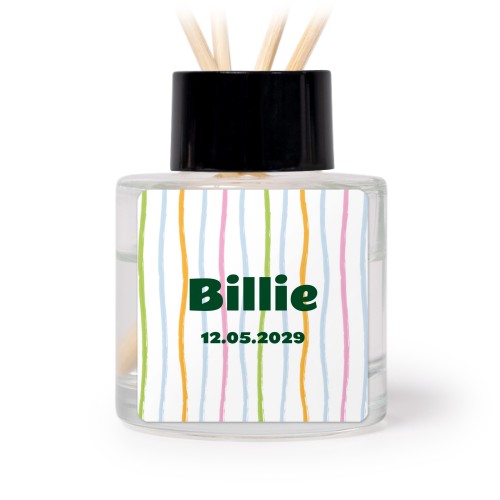 Geurstokjes zwart vierkant (set van 12)