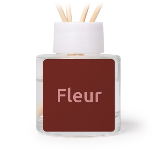 House Perfume Diffuser Black Square - set of 12