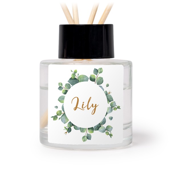 Diffuser med doftpinnar Svart Kvadratisk (set med 12)