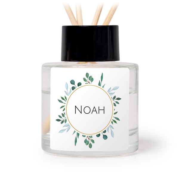 Diffuser med doftpinnar Svart Kvadratisk (set med 12)