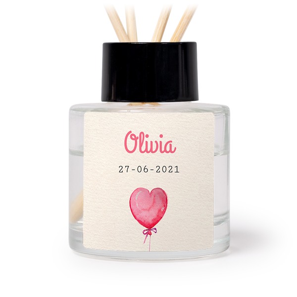 Diffuser med doftpinnar Svart Kvadratisk (set med 12)