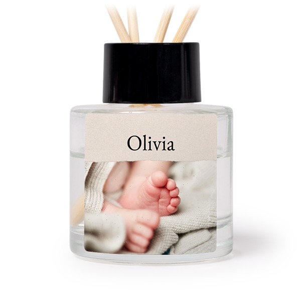 Diffuser med doftpinnar Svart Kvadratisk (set med 12)