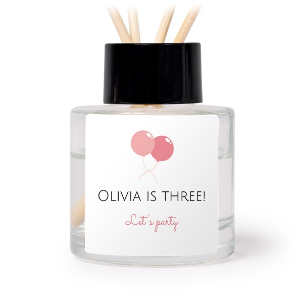 House Perfume Diffuser Black Square - set of 12