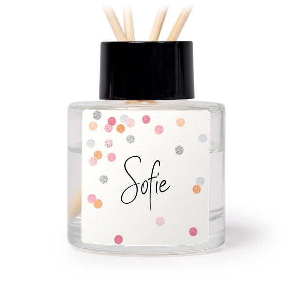Diffuseur de parfum de maison carré noir (lot de 12)