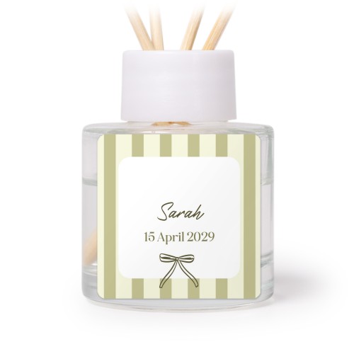 Diffuser med duftpinde Sort Kvadratisk - 12 stk