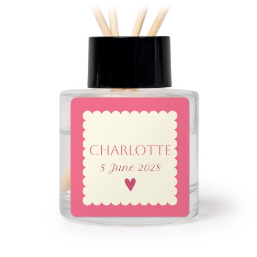 House Perfume Diffuser Black Square - set of 12