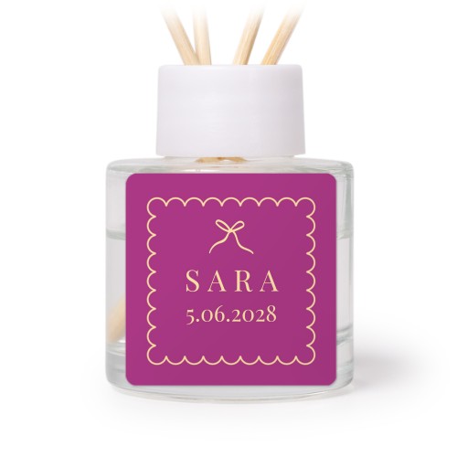 House Perfume Diffuser Black Square - set of 12