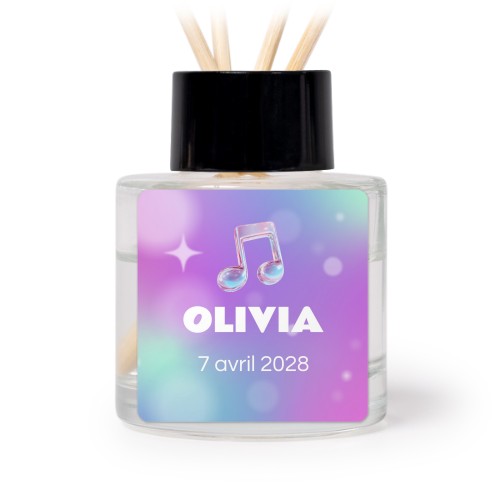 Holographic Music Notes