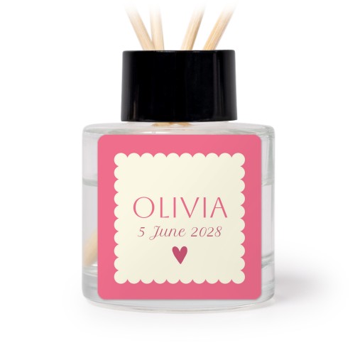 House Perfume Diffuser Black Square - set of 12