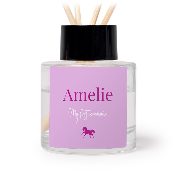 House Perfume Diffuser Black Square - set of 12