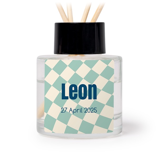 House Perfume Diffuser Black Square - set of 12