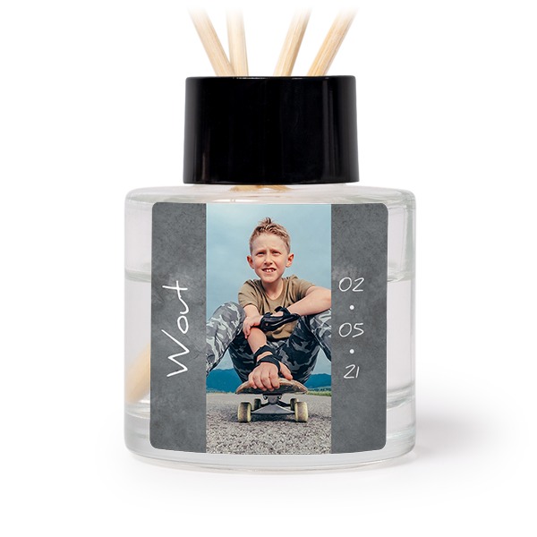 Huisparfum diffuser zwart vierkant (set van 12)