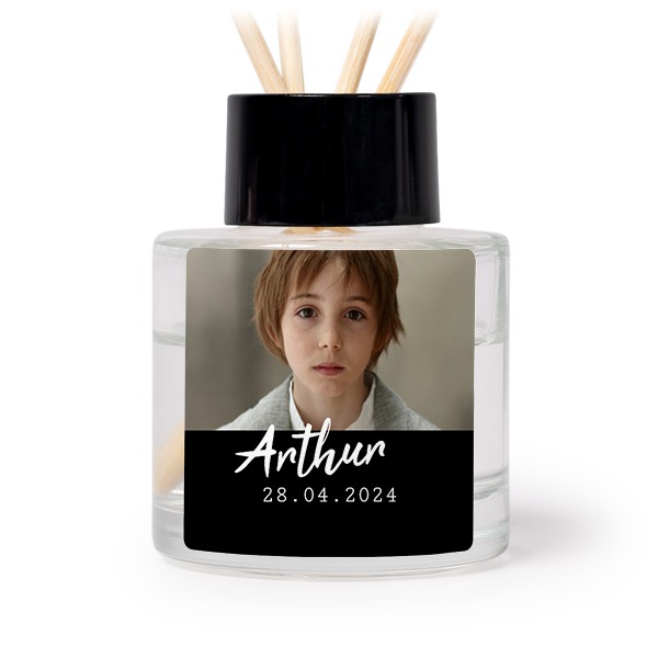 Diffuseur de parfum de maison carré noir (lot de 12)