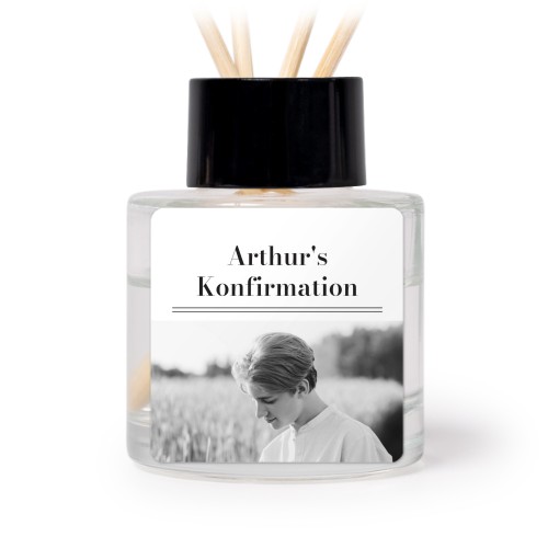 House Perfume Diffuser Black Square - set of 12