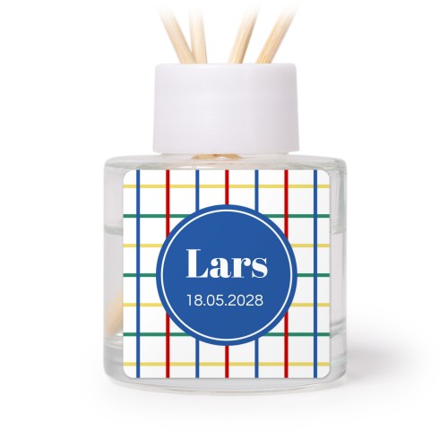 Diffuser med duftpinde Sort Kvadratisk - 12 stk