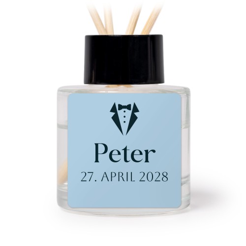 Diffuser med duftpinde Sort Kvadratisk - 12 stk Diffuser med duftpinde Sort Kvadratisk - 12 stk