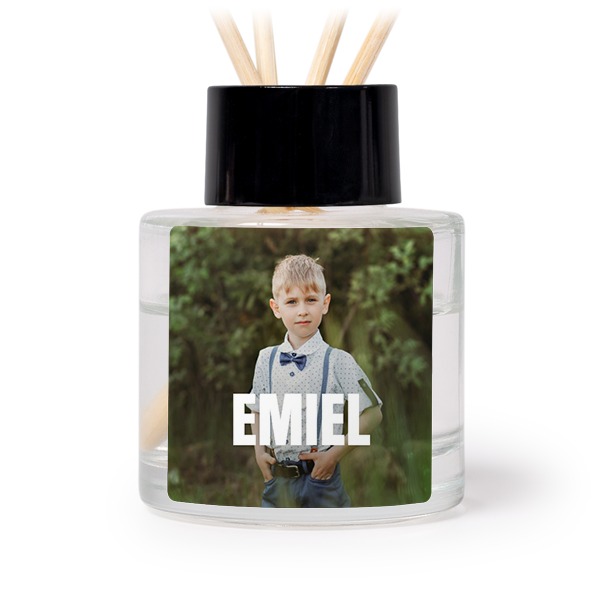 Diffuser med duftpinde Sort Kvadratisk - 12 stk Diffuser med duftpinde Sort Kvadratisk - 12 stk