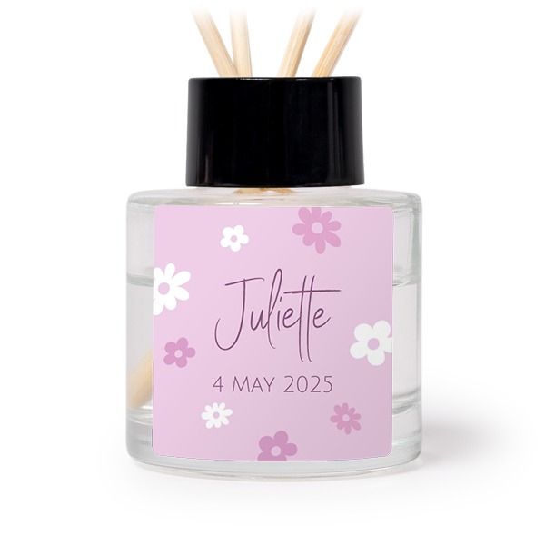 House Perfume Diffuser Black Square - set of 12