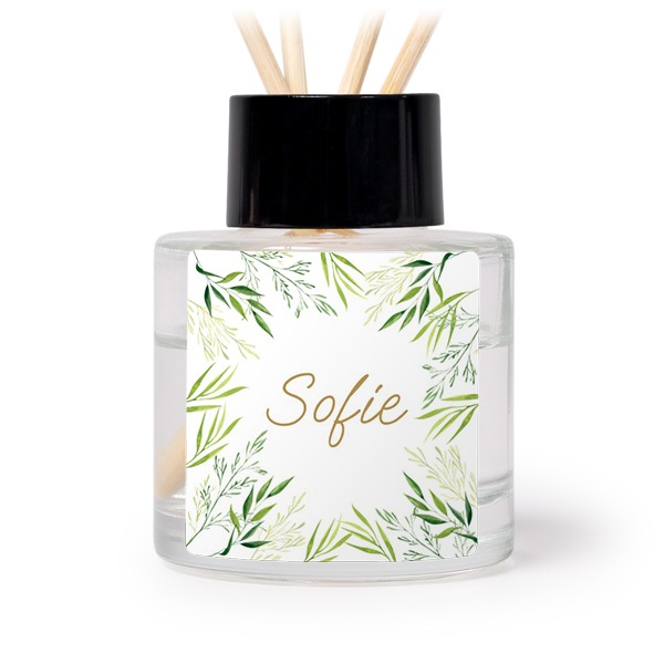 Diffuser med duftpinde Sort Kvadratisk - 12 stk Diffuser med duftpinde Sort Kvadratisk - 12 stk