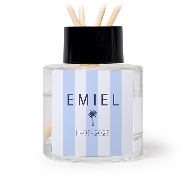 House Perfume Diffuser Black Square - set of 12