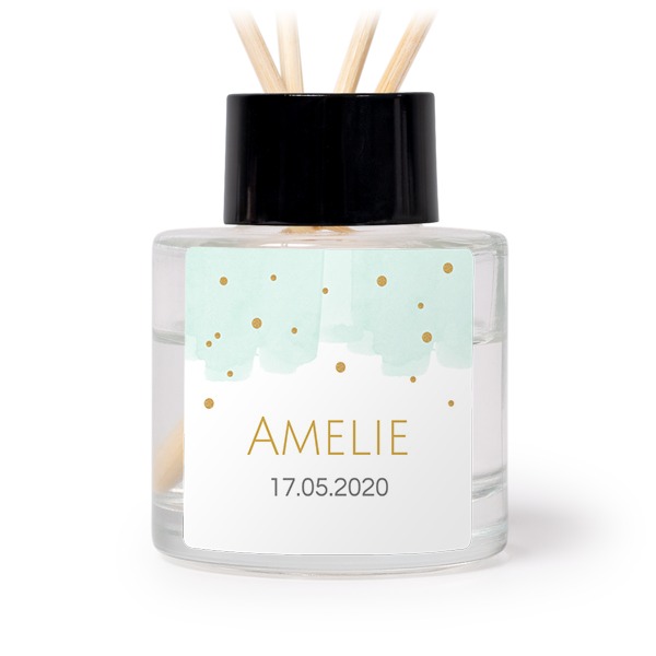 Diffuseur de parfum de maison carré noir (lot de 12)