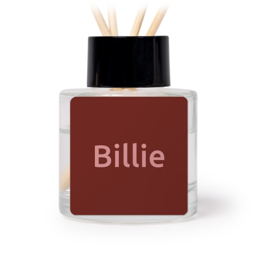 Diffuser med duftpinde Sort Kvadratisk - 12 stk