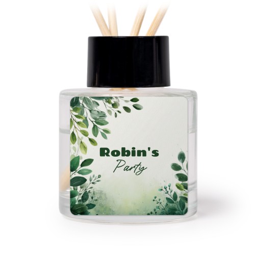 Diffuser med doftpinnar Svart Kvadratisk (set med 12)