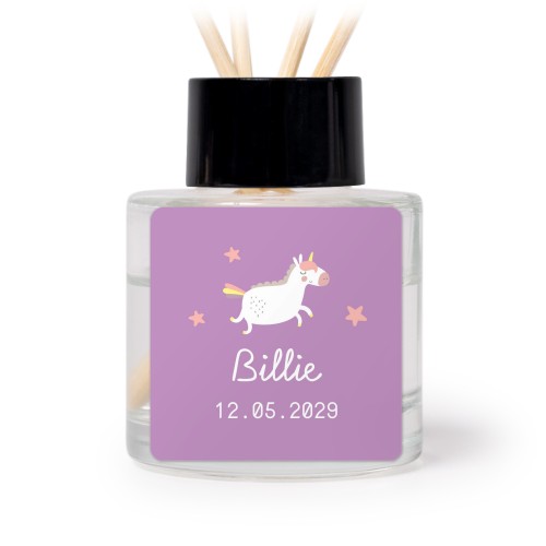 Diffuser med duftpinner Svart Firkantet (sett med 12)