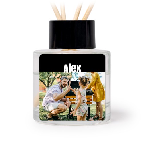 House Perfume Diffuser Black Square - set of 12