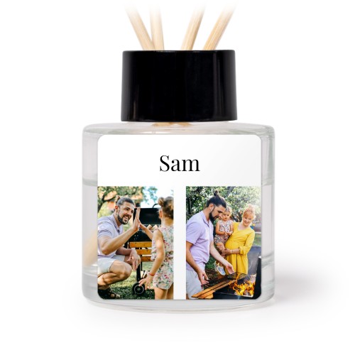 House Perfume Diffuser Black Square - set of 12