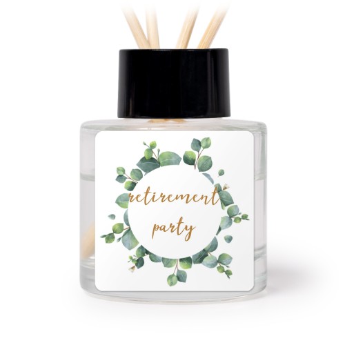 Diffuser med duftpinde Sort Kvadratisk - 12 stk