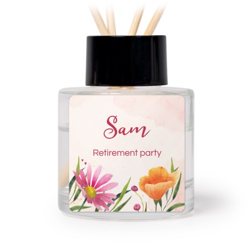 Huisparfum diffuser zwart vierkant (set van 12)