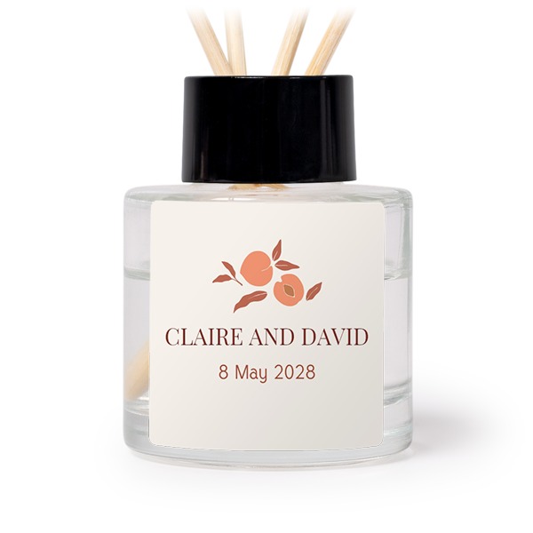 Diffuseur de parfum de maison carré noir (lot de 12)