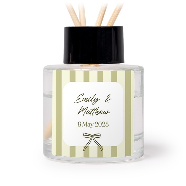 Diffuseur de parfum de maison carré noir (lot de 12)