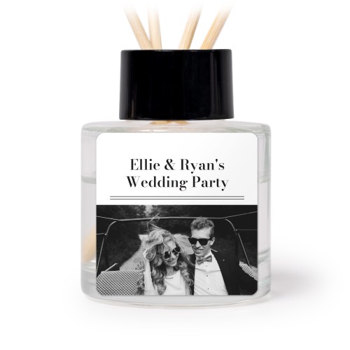 House Perfume Diffuser Black Square - set of 12