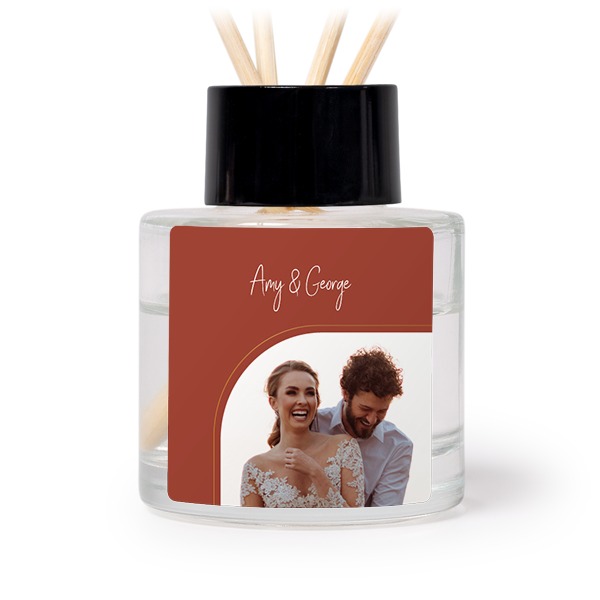House Perfume Diffuser Black Square - set of 12