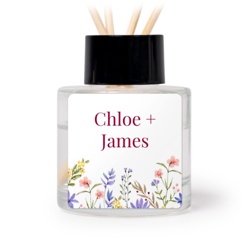 House Perfume Diffuser Black Square - set of 12