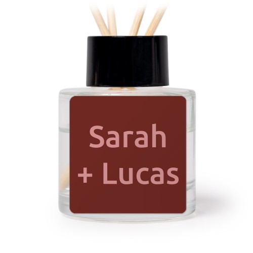 Diffuser med doftpinnar Svart Kvadratisk (set med 12)