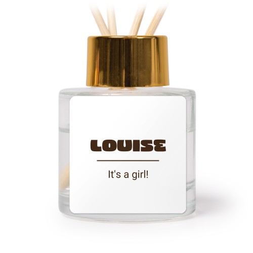 Geurstokjes goud vierkant (set van 12)