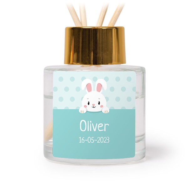 Diffuser med doftpinnar Guld Kvadratisk - 12 st