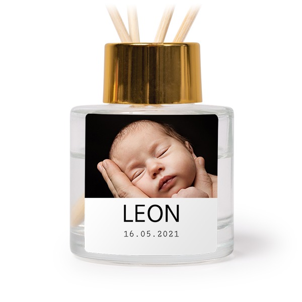 House Perfume Diffuser Gold Square - set of 12