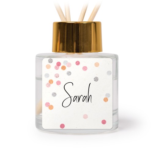 Huisparfum diffuser goud vierkant - Set van 12