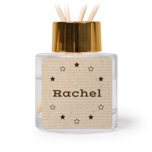 Huisparfum diffuser goud vierkant - Set van 12