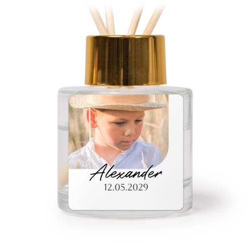 House Perfume Diffuser Gold Square - set of 12