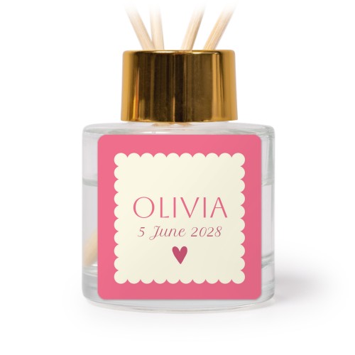 House Perfume Diffuser Gold Square - set of 12