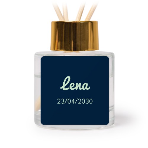 House Perfume Diffuser Gold Square - set of 12