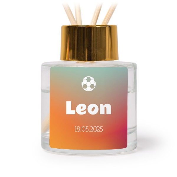 House Perfume Diffuser Gold Square - set of 12