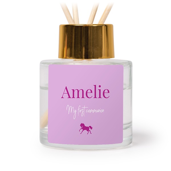 House Perfume Diffuser Gold Square - set of 12