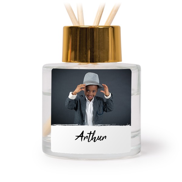 House Perfume Diffuser Gold Square - set of 12